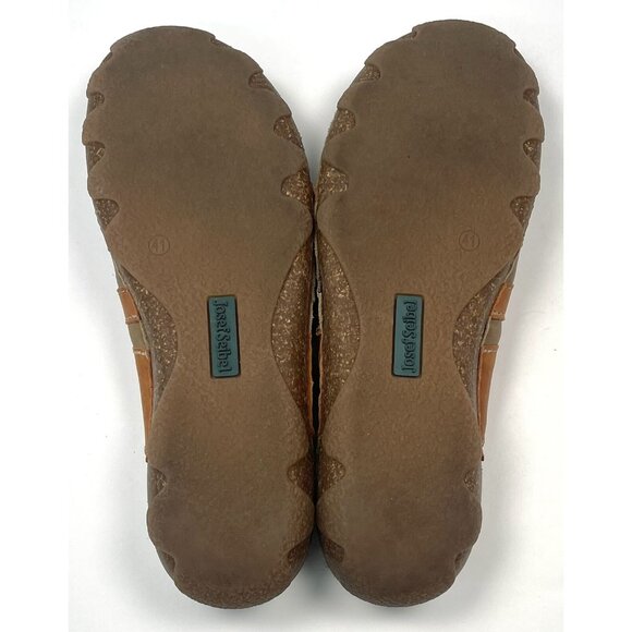 JOSEF SEIBEL Womens 11 41 Beige Tan LEATHER European Comfort SHOES Mary Jane EUC - Picture 6 of 6